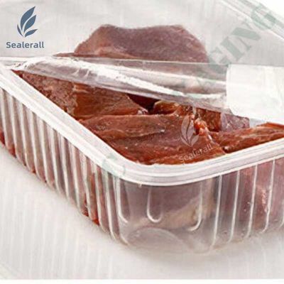 comprar Máquina de sellado automático de bandejas eléctricas de carne de cerdo cocida online manufacture