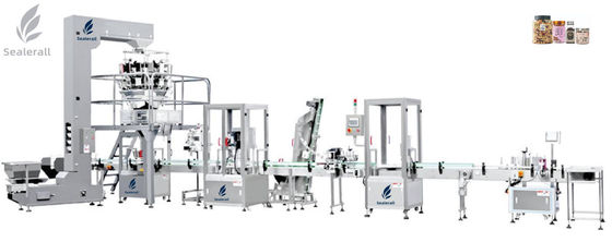 comprar Máquina de llenado de gránulos de acero inoxidable automática con sistema de control PLC Fabricación en línea