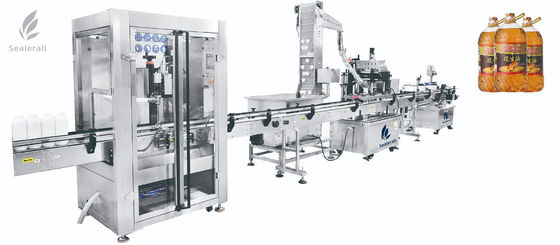 comprar Máquina de llenado de botellas totalmente automática de alta tecnología de alta eficiencia con diseño seguro online manufacture